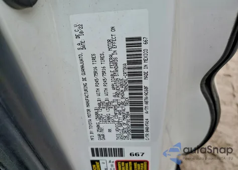 2023 Toyota Tacoma Access Cab from USA, damaged, VIN 3TYSX5EN1PT017584